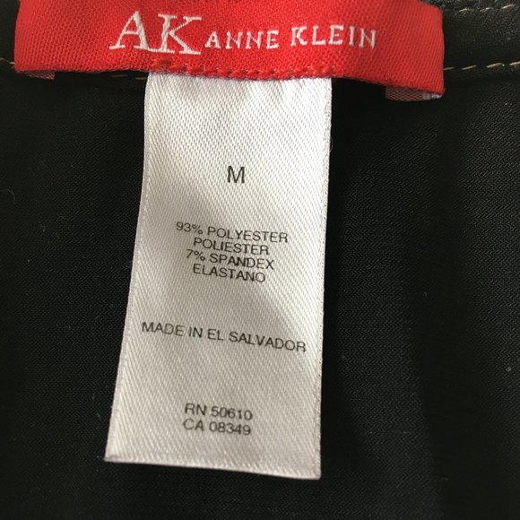 Anne Klein wrap top - black - Picture 6 of 7